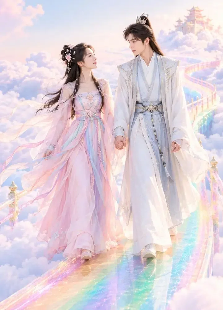 彩虹桥上的你 - 黄豆魔改短剧甜宠短剧封面